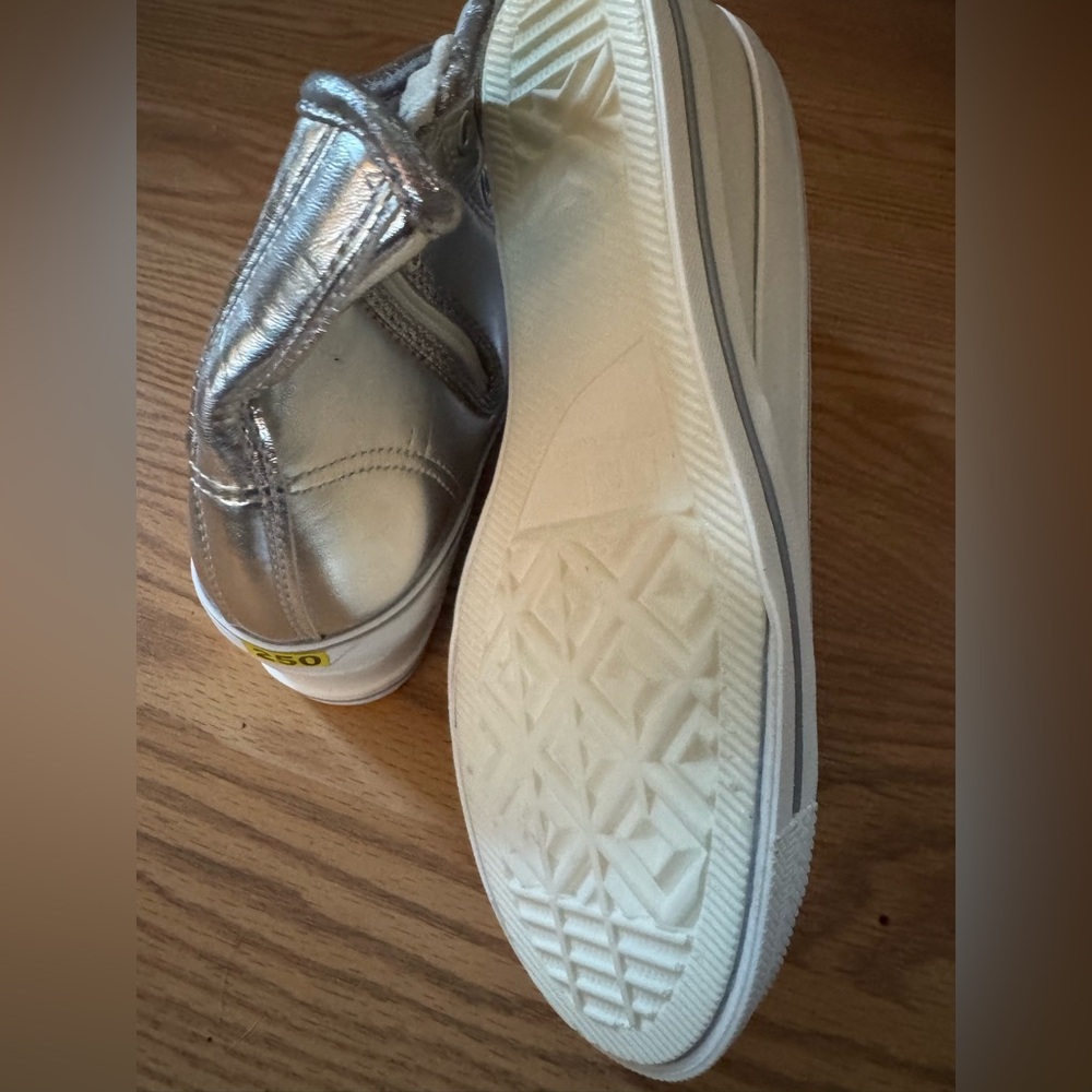 🆕 [Maxstar] Women's Zipper Low Wedge Heel Silver High Top Sneakers Sz: 8 - Picture 8 of 9